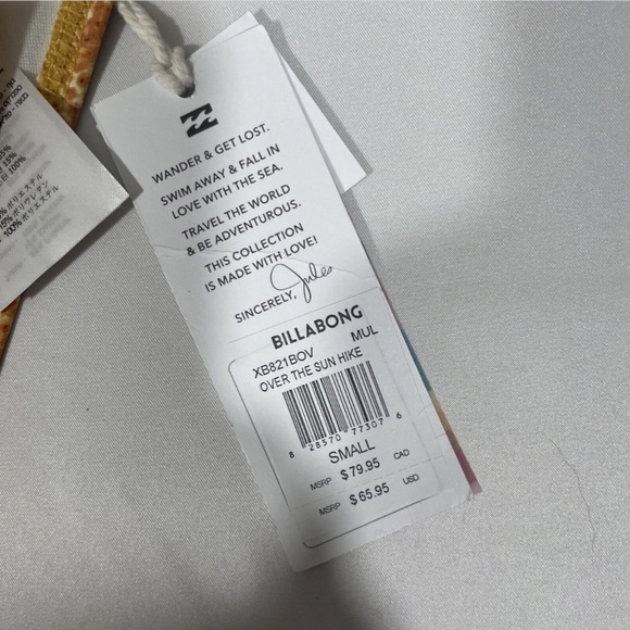 NWT Billabong x‎ Sincerely Jules [ Small ] Over The Sun Hike Bikini Bottoms - Picture 8 of 11